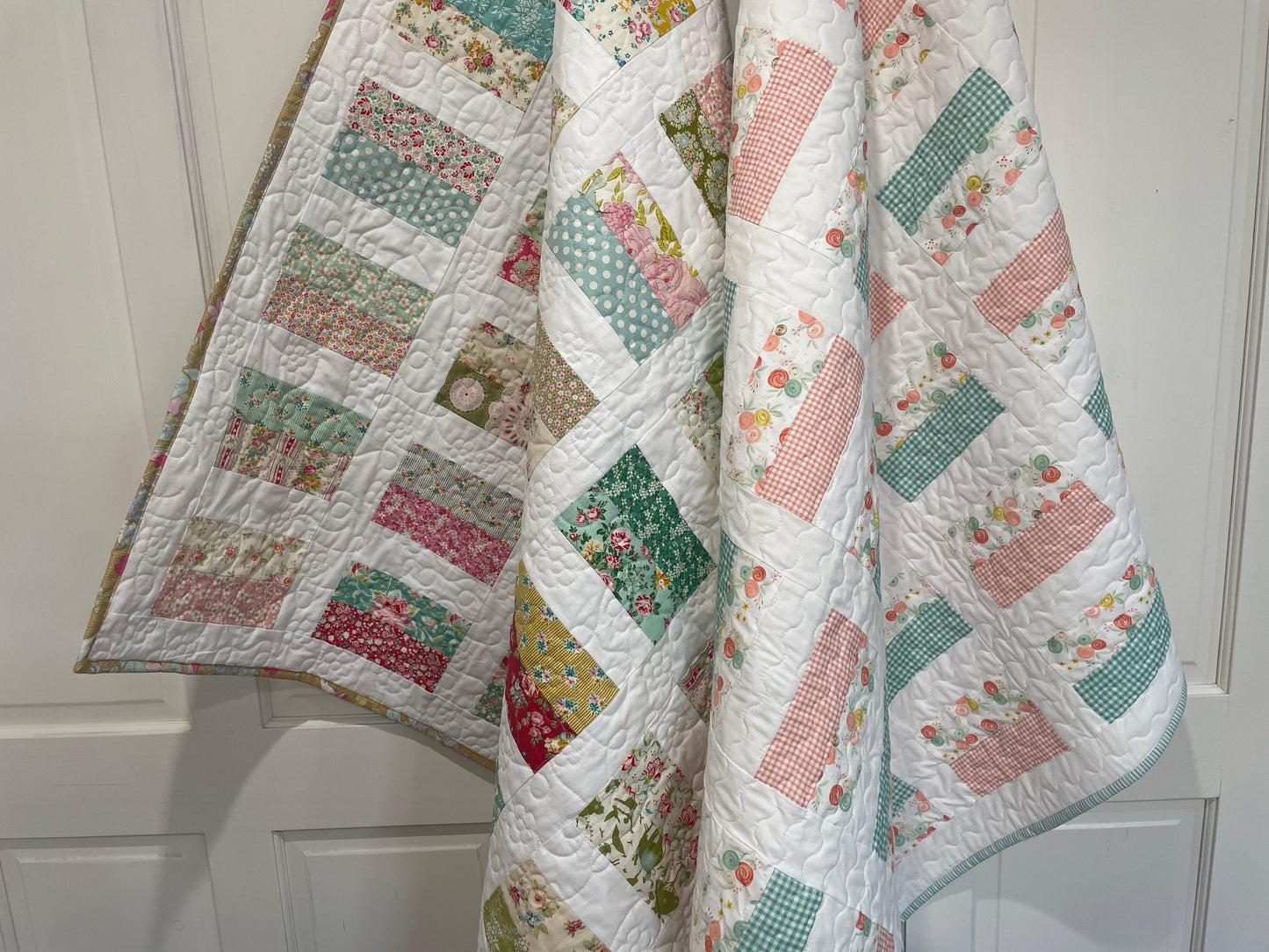 Simple Chic Quilt - Handmade Baby Quilt