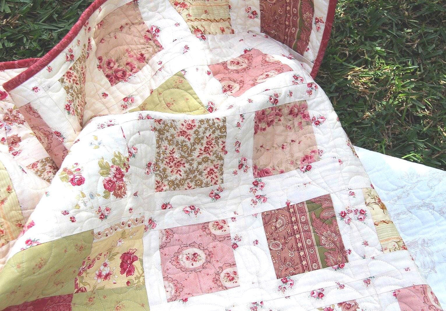 Beginner Quilt Pattern PDF Easy Simple Quilt Pattern for Beginner Medallion Quilt Digital Pattern