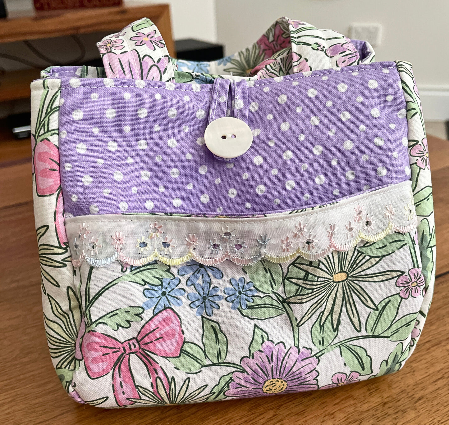 Milly Bag - Flowers and Bows Handmade Bag