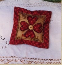 Pin Cushion Pattern, Heart Pin Cushion PDF Pattern, Applique Heart Pattern, Fragrant Sachet, Pin Cushion, Draw Sachet