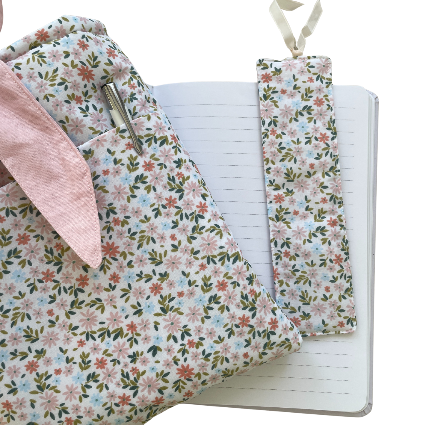 Pocket Book Sleeve Country Garden Pink