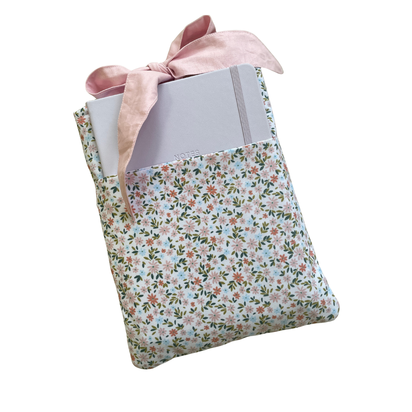 Pocket Book Sleeve Country Garden Pink