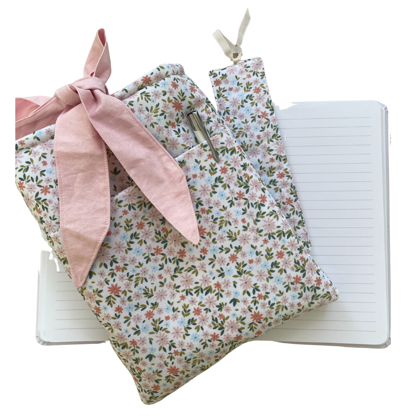 Pocket Book Sleeve Country Garden Pink