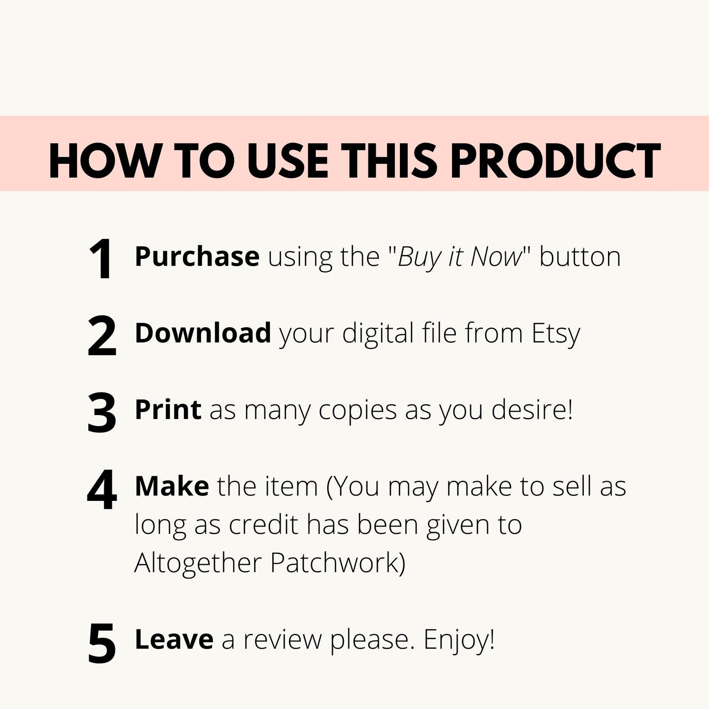 Digital download How to use this product information