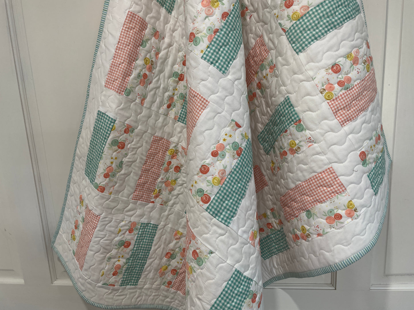 Simple Chic Quilt - Handmade Baby Quilt