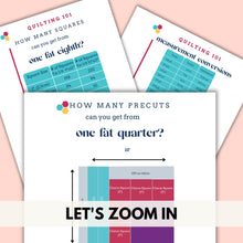 Quilters Guide Reference and Cheat Sheets