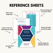 Quilters Guide Reference and Cheat Sheets