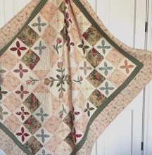 Quilt Pattern Tulip & Scrappy Fabric Design Multiple Sizes Confident Beginner to Advanced Quilter| Downloadable PDF tutorial