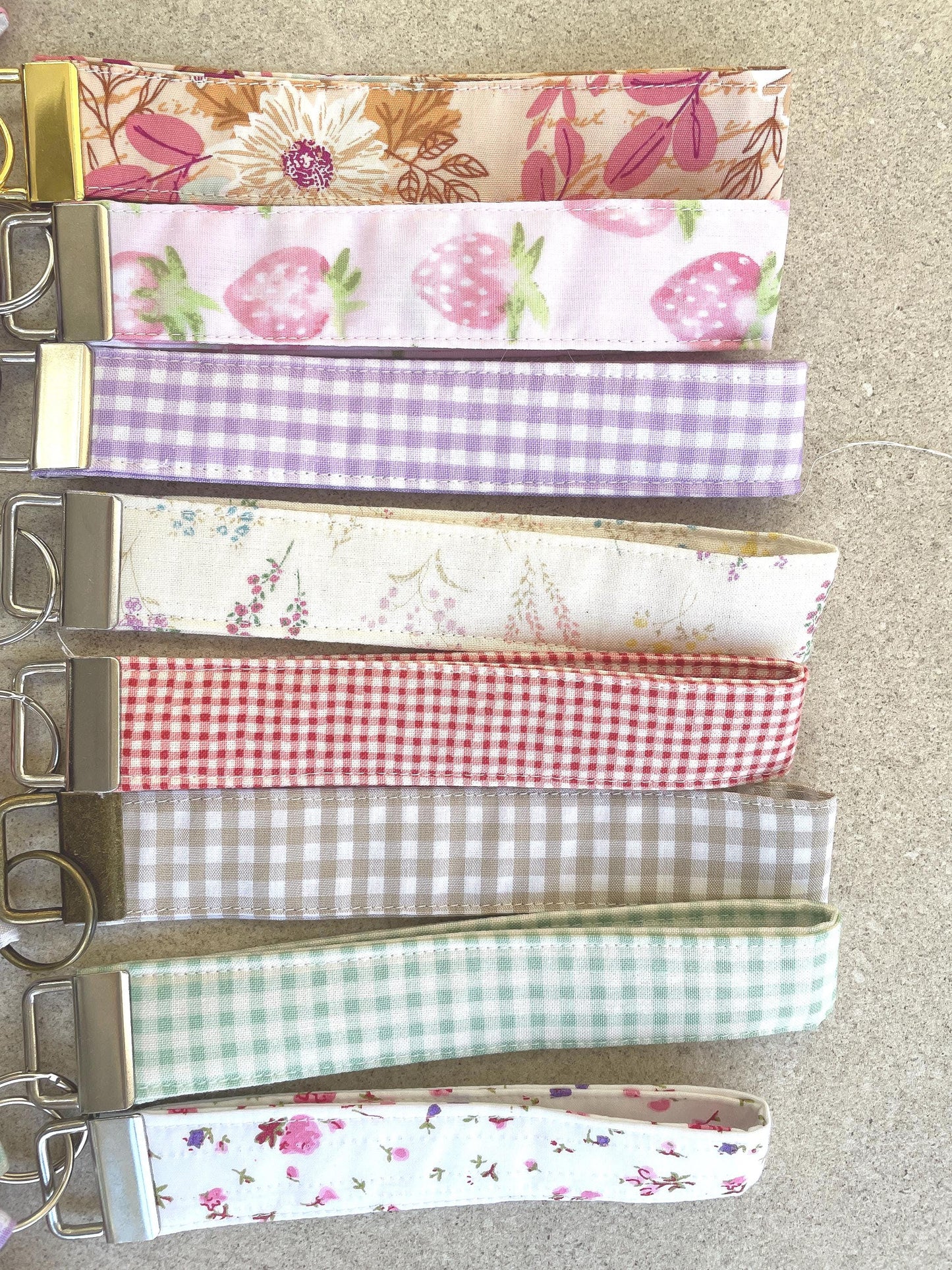 DIY Fabric Wristlet Sewing Pattern PDF Key Fob Beginner Friendly Scrap Fabric Tutorial