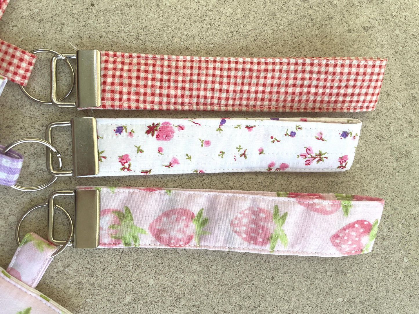 DIY Fabric Wristlet Sewing Pattern PDF Key Fob Beginner Friendly Scrap Fabric Tutorial