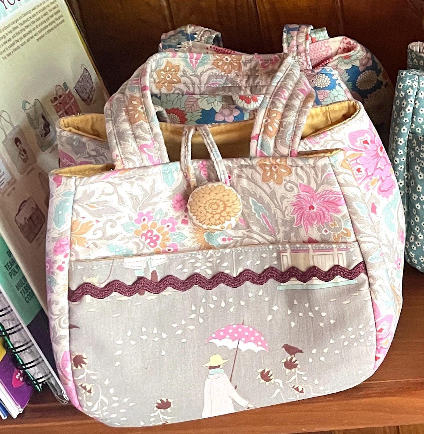 Girls handmade Christmas gift bag Handbag Doll and toy bag.