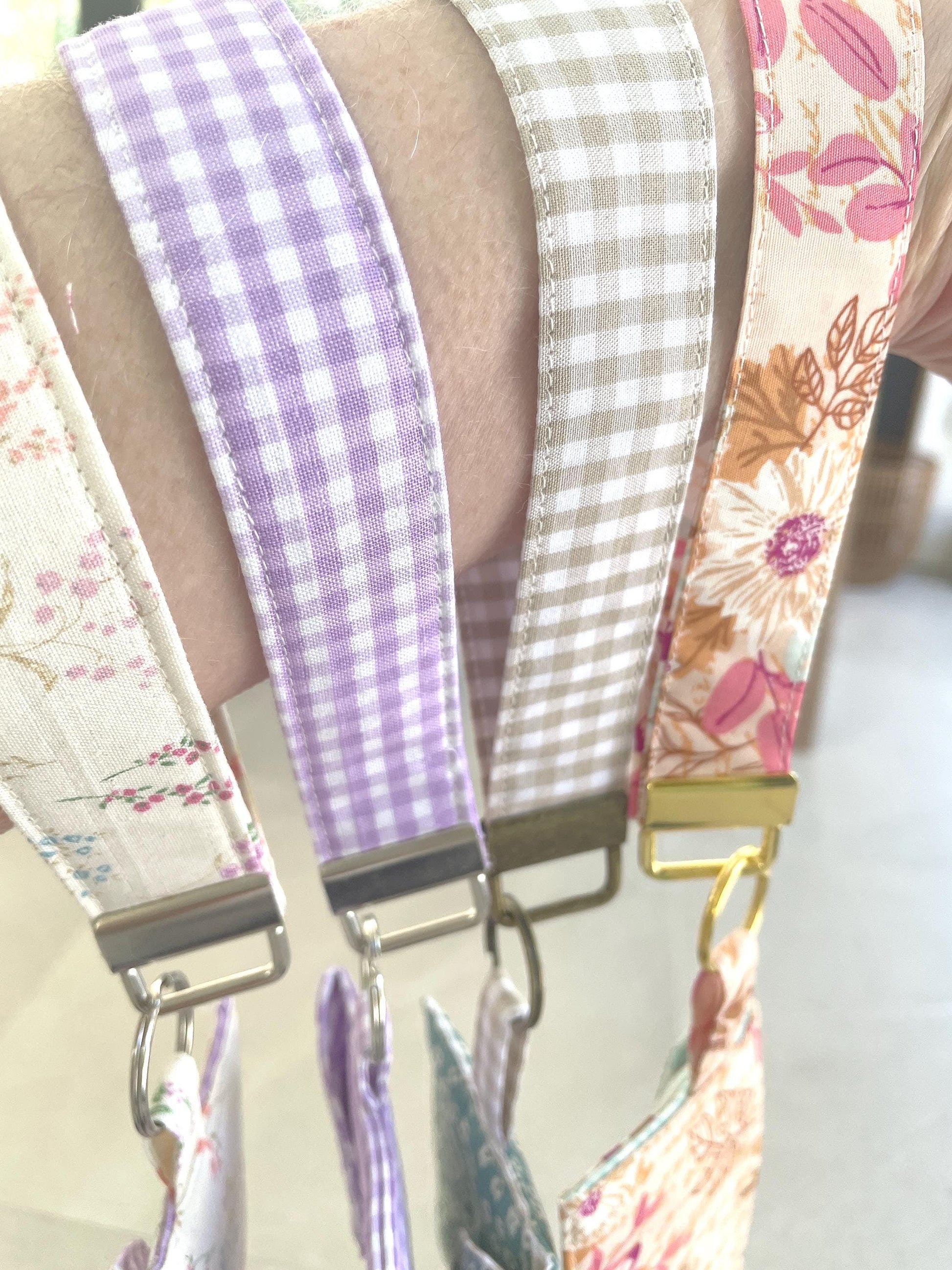 DIY Fabric Wristlet Sewing Pattern PDF Key Fob Beginner Friendly Scrap Fabric Tutorial