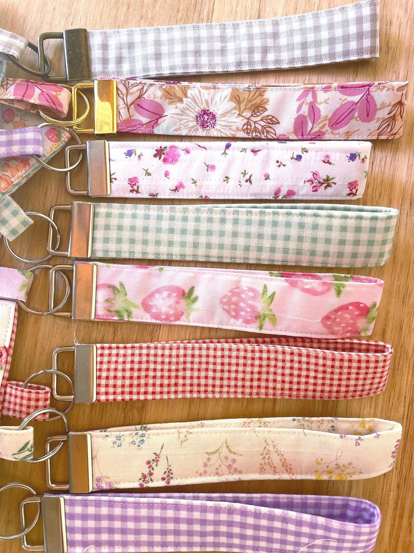 DIY Fabric Wristlet Sewing Pattern PDF Key Fob Beginner Friendly Scrap Fabric Tutorial