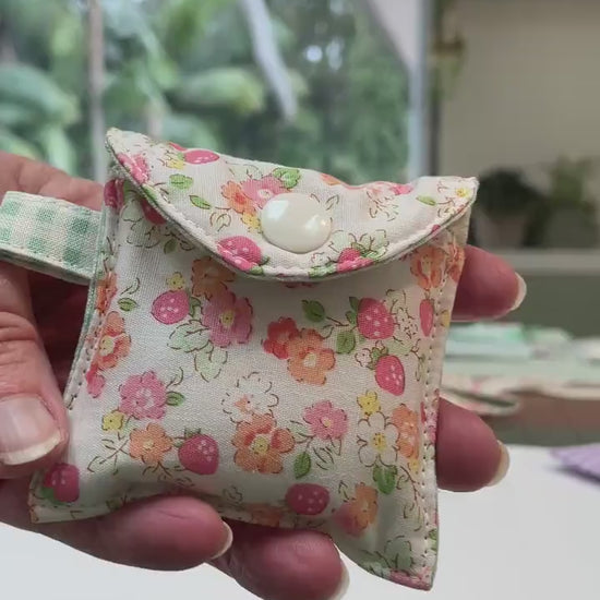 DIY Fabric AirPods Case Sewing Pattern PDF Earbuds Pouch Template Beginner Friendly Scrap Fabric Tutorial