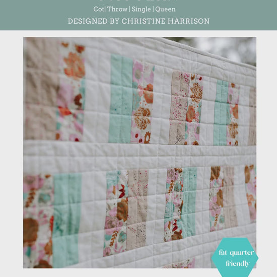 Simple Chic Quilt Pattern- Easy Pattern, PDF Quilt Pattern, Beginner Quilt pattern