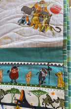 Lion King Quilt, Simba baby quilt, Baby Quilt, Simba Baby Blanket, Lion King Nursery Bedding, Timone, Pumba, Simba and Nala