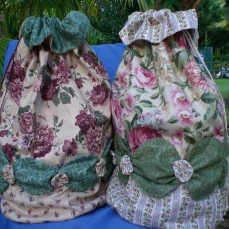 Elle-May Bag PDF Pattern - Draw String Bag, Bag for Sewing, Knitting, Crotchet projects, Pyjamas, Toys, Treasures - Bag Pattern