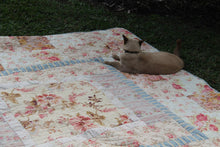 Spring Floral Quilt - PDF  Quilt Pattern- Beginner quilt pattern, easy quilt pattern, layer cake pattern